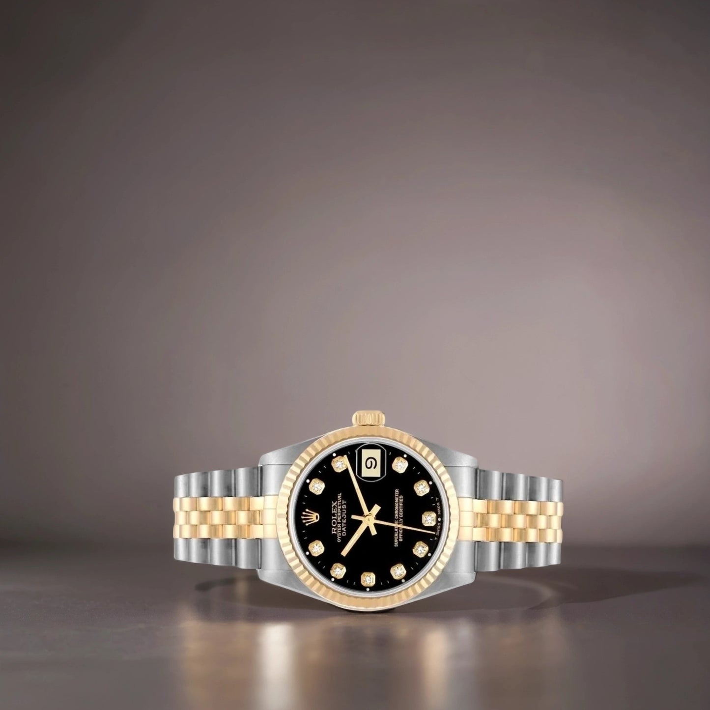 Rolex Datejust 31mm Midsize Diamond Steel Yellow Gold